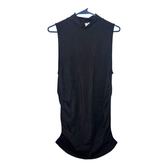 Fabletics Womens Black Mock Neck Tank, Large - Picture 2 of 8